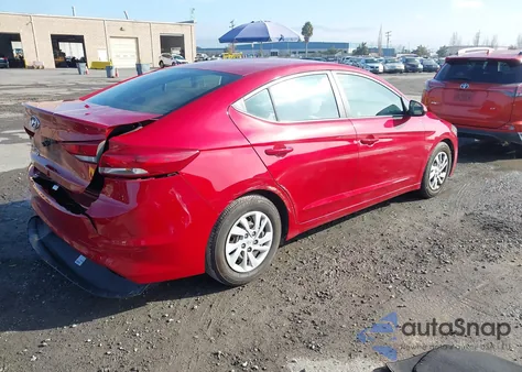 2018 Hyundai Elantra Se из США, поврежденный, VIN 5NPD74LF7JH302796